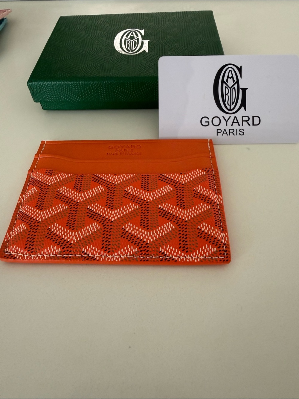 Orange Card Holder